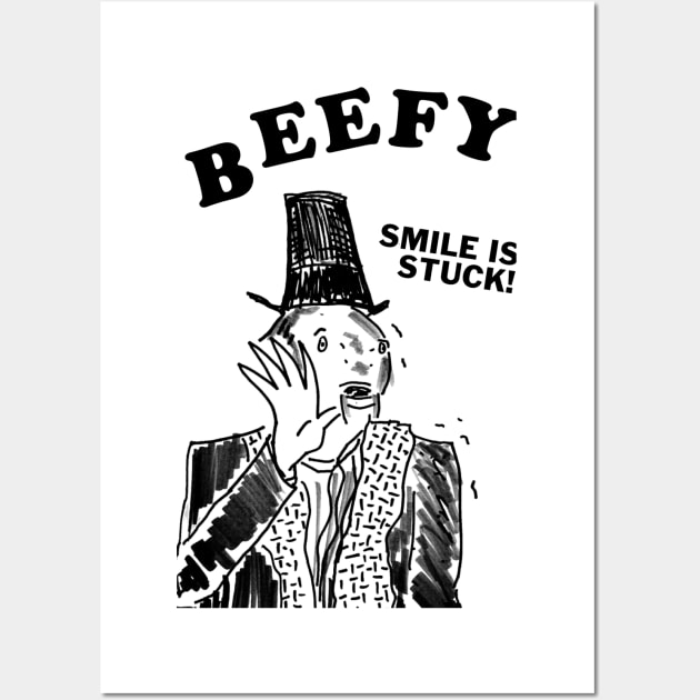 BEEFY Wall Art by PUNK ROCK DISGUISE SHOPPE